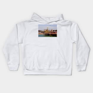 Clacton On Sea Pier And Beach Essex UK Kids Hoodie